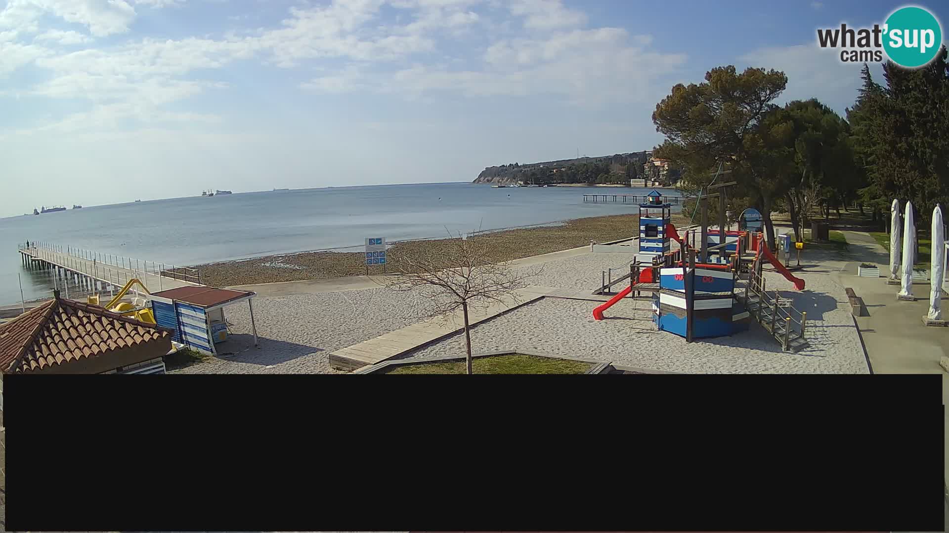 Cámara web en vivo Ankaran – Adria Ankaran Hotel & Resort – Eslovenia