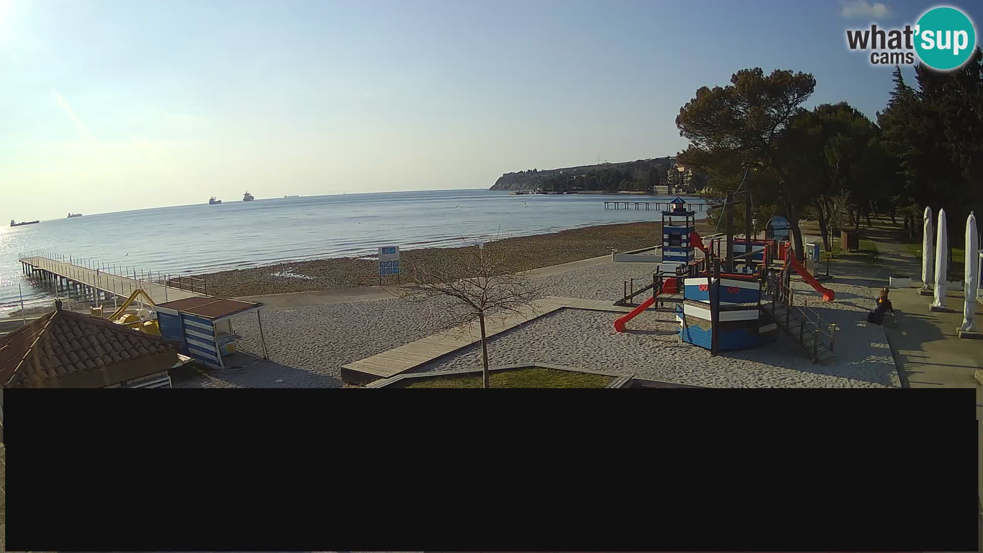 Cámara web en vivo Ankaran – Adria Ankaran Hotel & Resort – Eslovenia