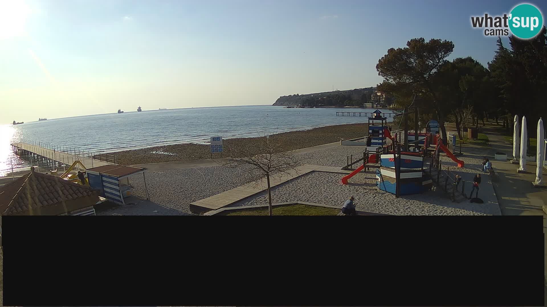 Live webcam Ankaran – Adria Ankaran Hotel & Resort – Slovenia