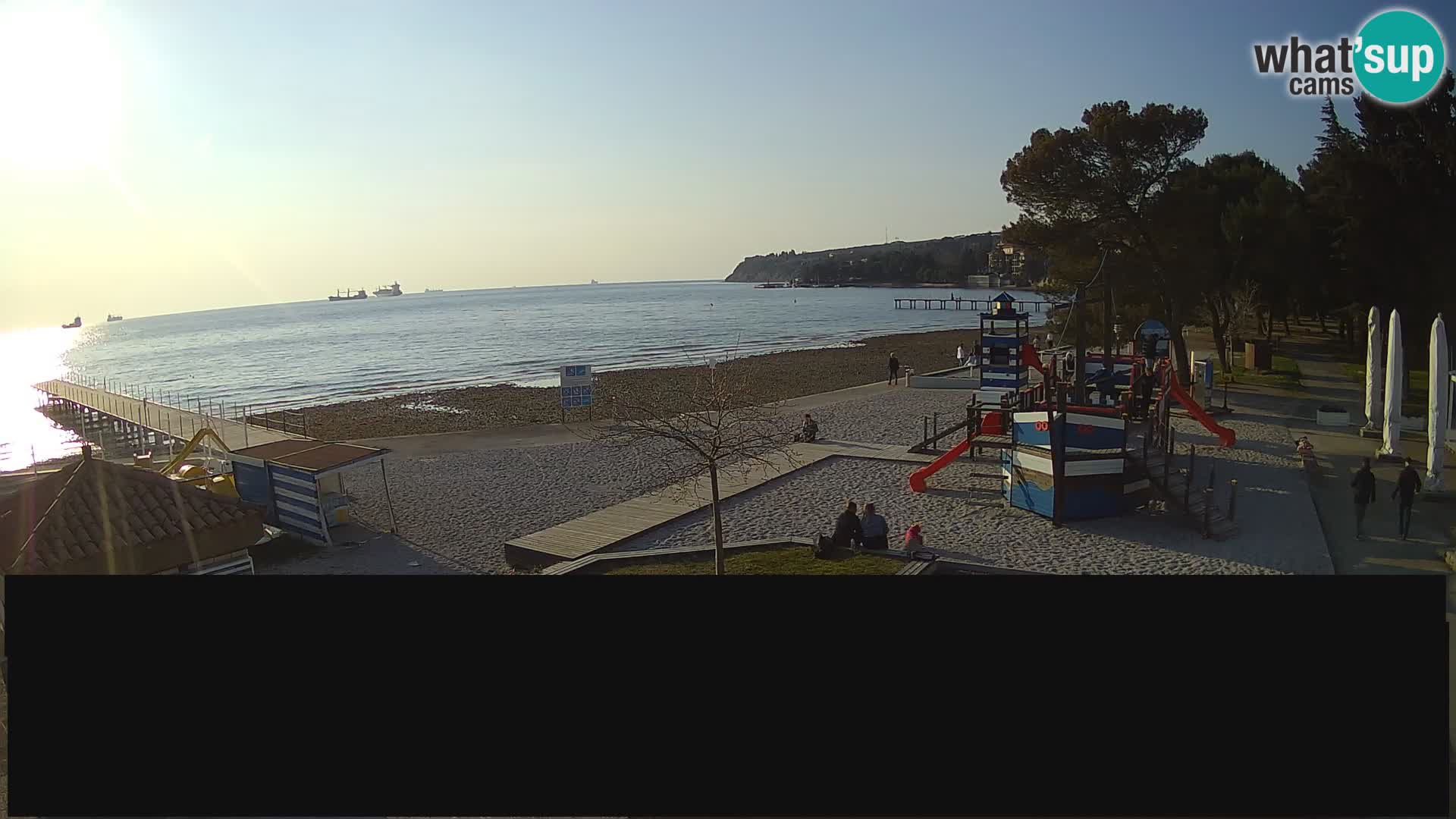 Live webcam Ankaran – Adria Ankaran Hotel & Resort – Slovenia