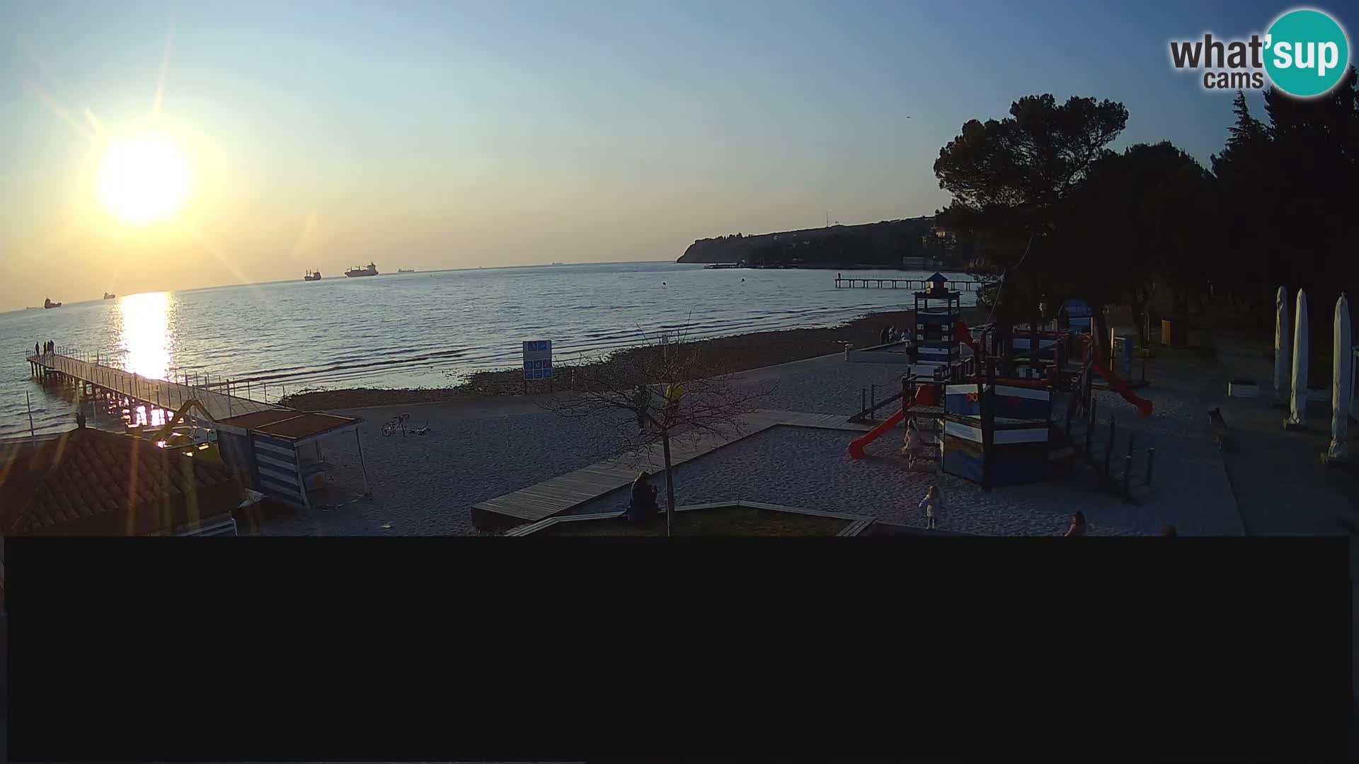 Live webcam Ankaran – Adria Ankaran Hotel & Resort – Slovenia