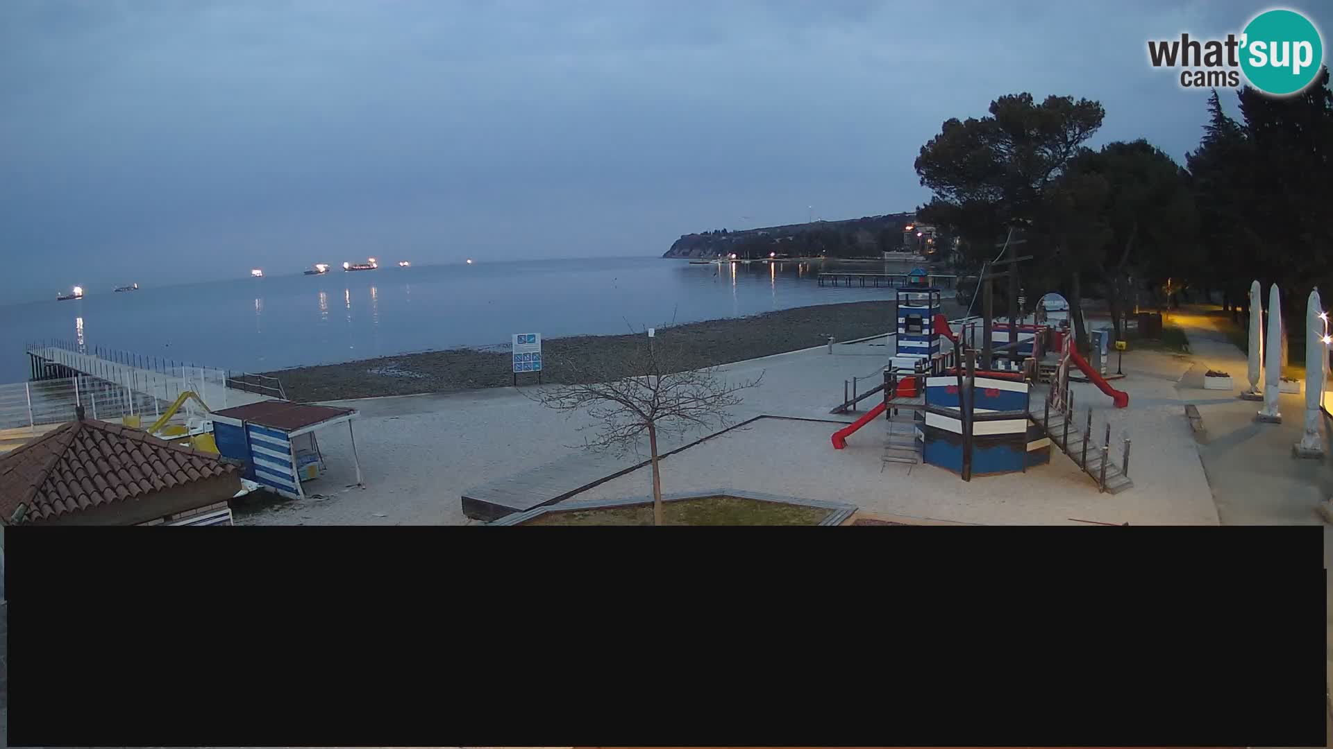 Cámara web en vivo Ankaran – Adria Ankaran Hotel & Resort – Eslovenia