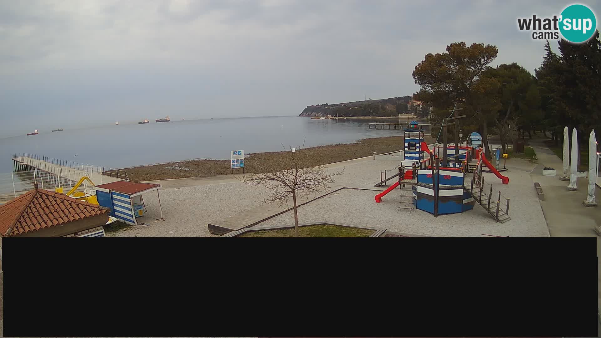 Webcam en direct Ankaran – Adria Ankaran Hotel & Resort – Slovénie