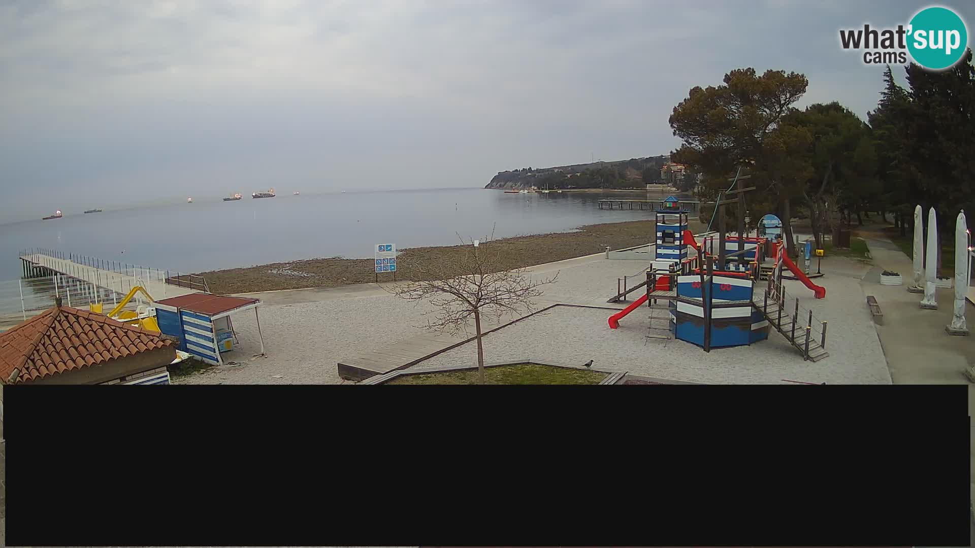 Cámara web en vivo Ankaran – Adria Ankaran Hotel & Resort – Eslovenia