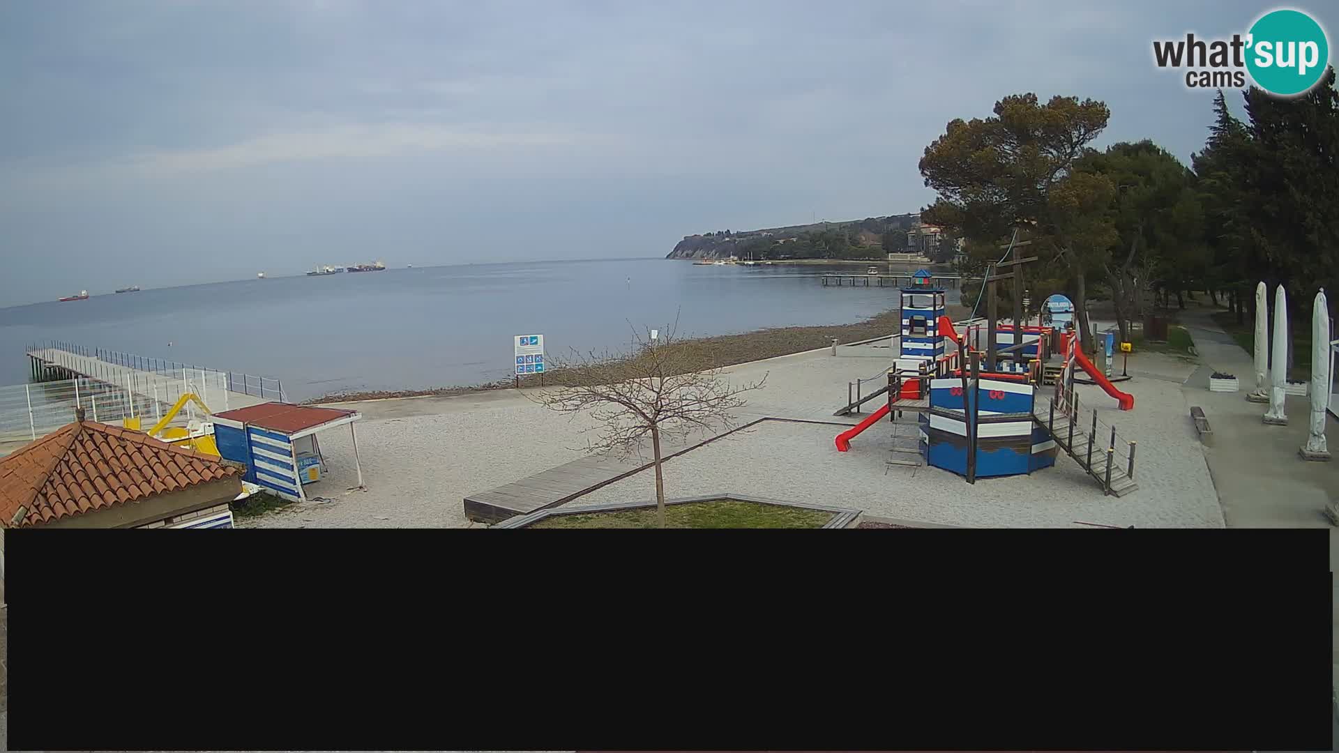 Web kamera uživo Ankaran – Adria Ankaran Hotel & Resort – Slovenija