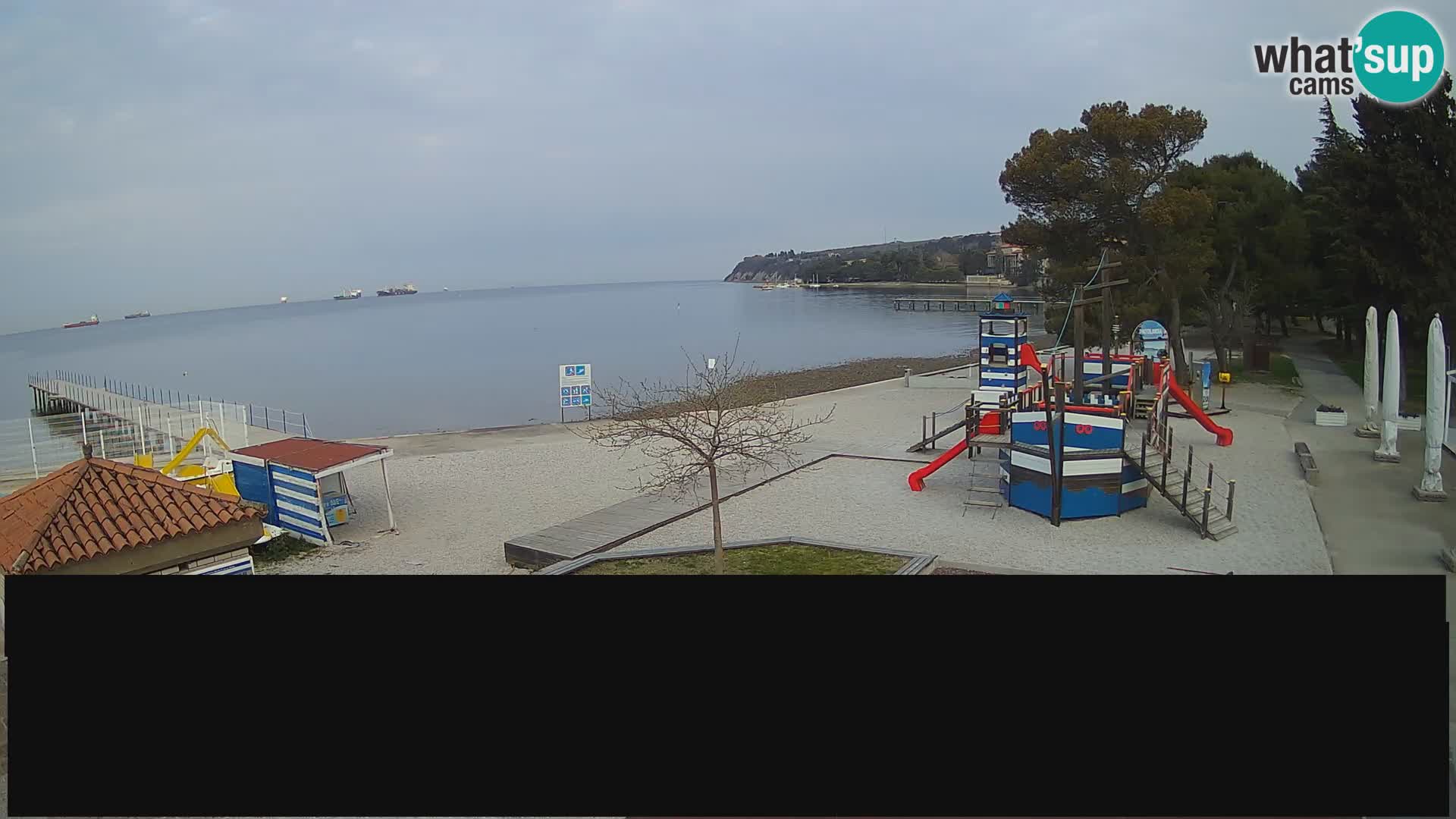 Web kamera uživo Ankaran – Adria Ankaran Hotel & Resort – Slovenija