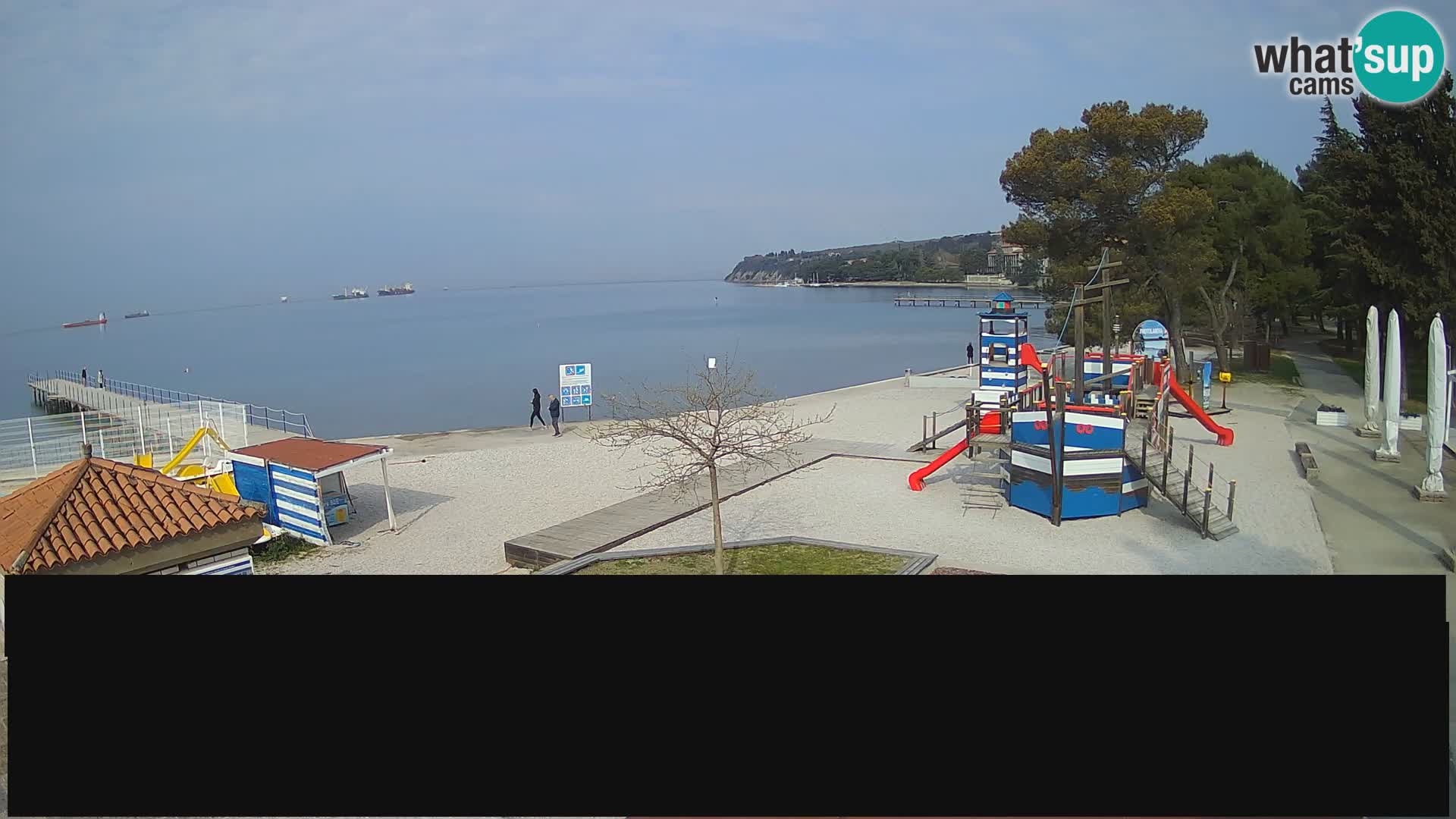 Webcam en direct Ankaran – Adria Ankaran Hotel & Resort – Slovénie