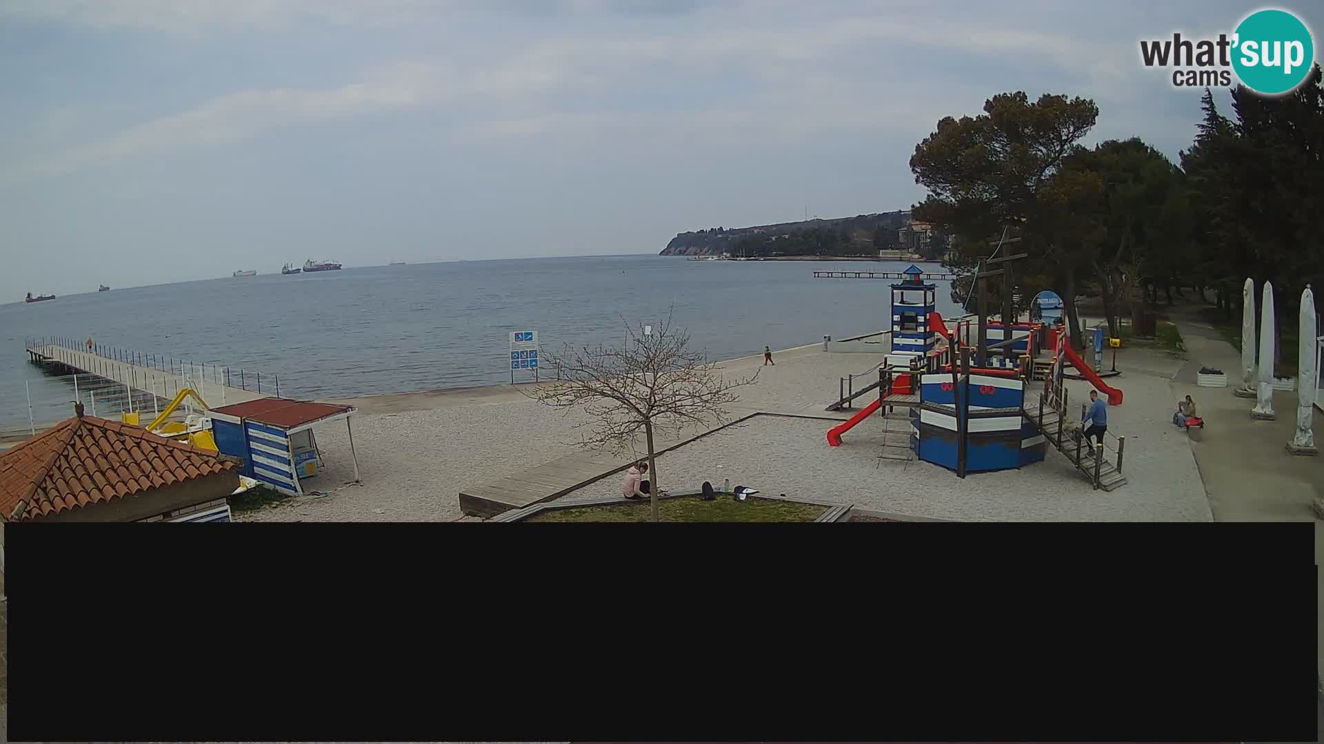 Live webcam Ankaran – Adria Ankaran Hotel & Resort – Slovenia