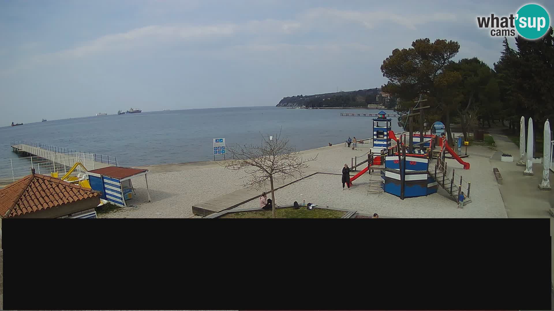 Web kamera uživo Ankaran – Adria Ankaran Hotel & Resort – Slovenija