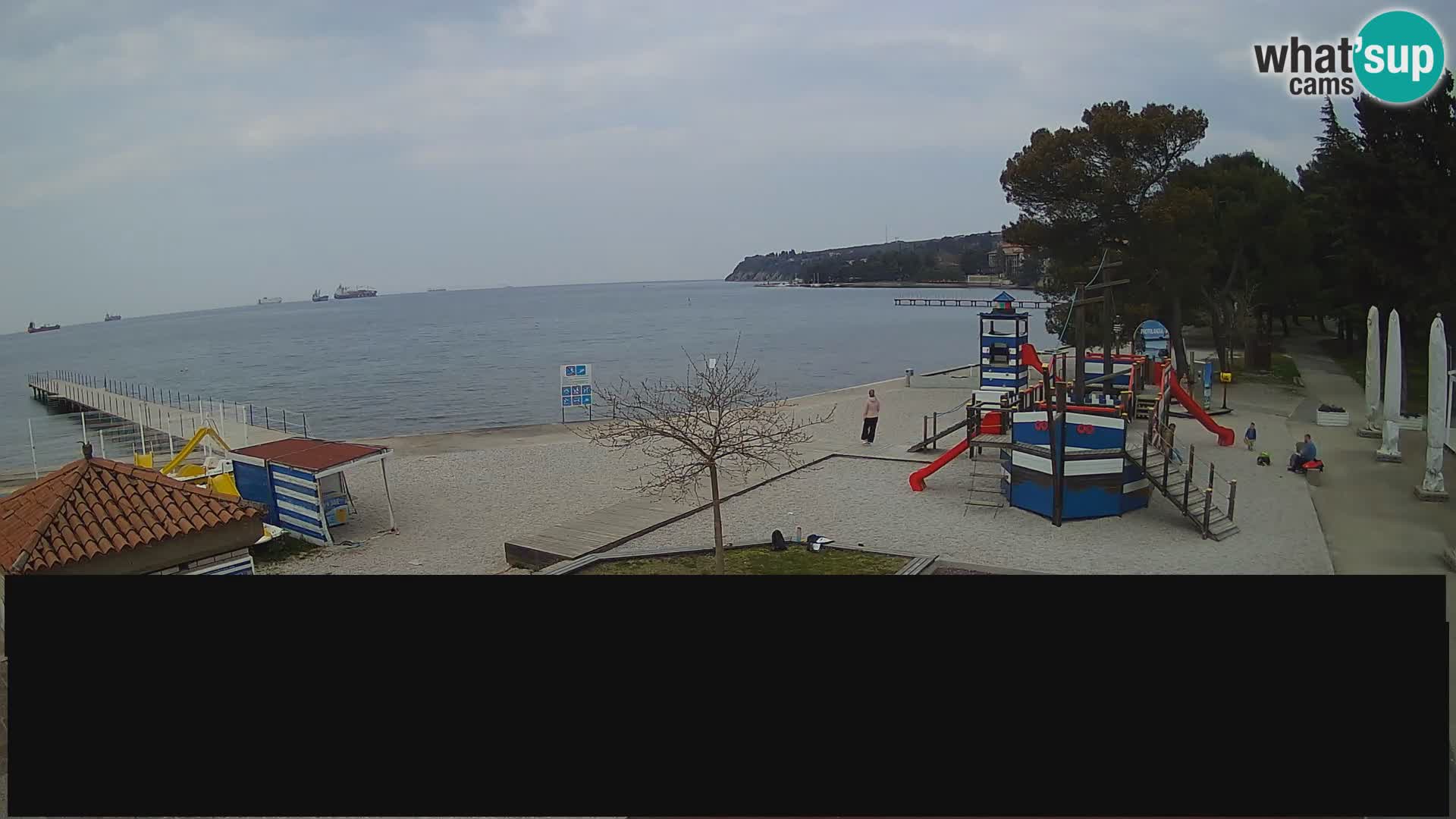 Cámara web en vivo Ankaran – Adria Ankaran Hotel & Resort – Eslovenia