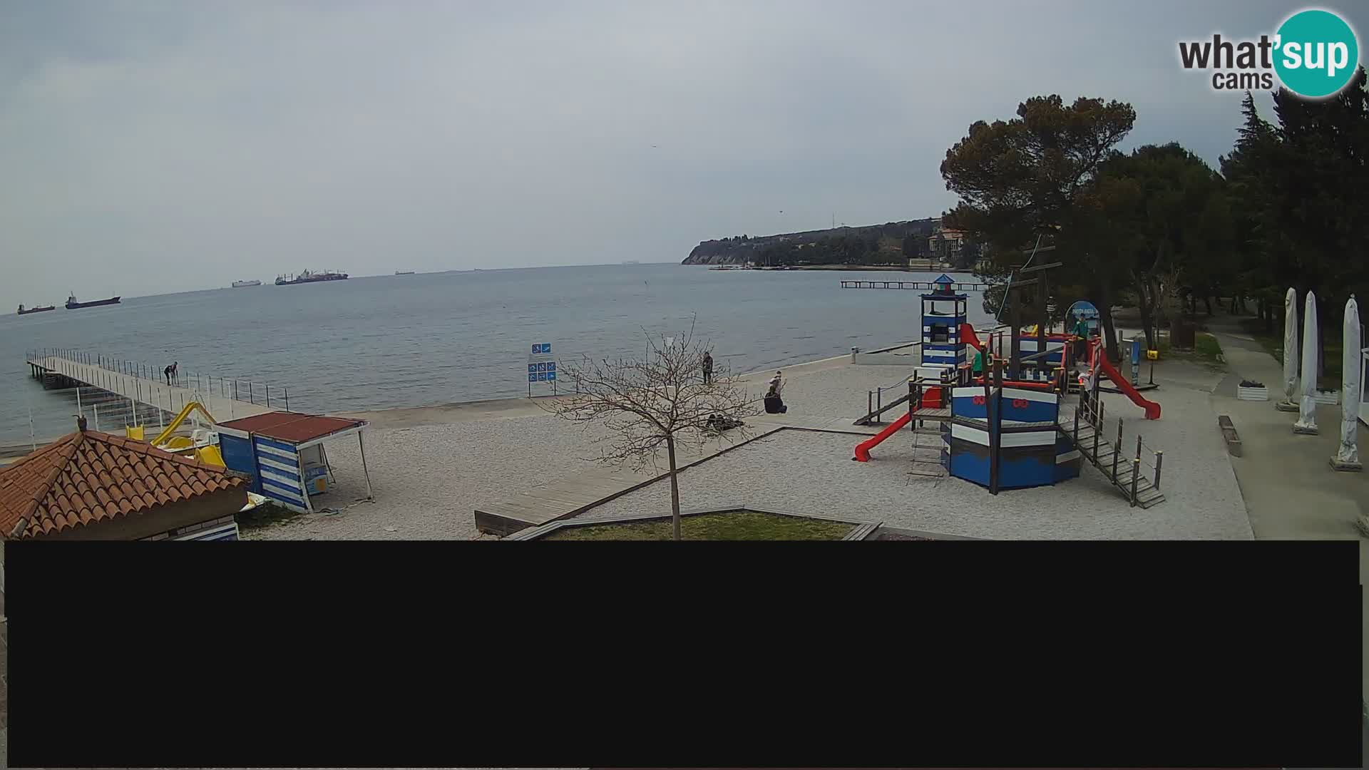 Live webcam Ankaran – Adria Ankaran Hotel & Resort – Slovenia