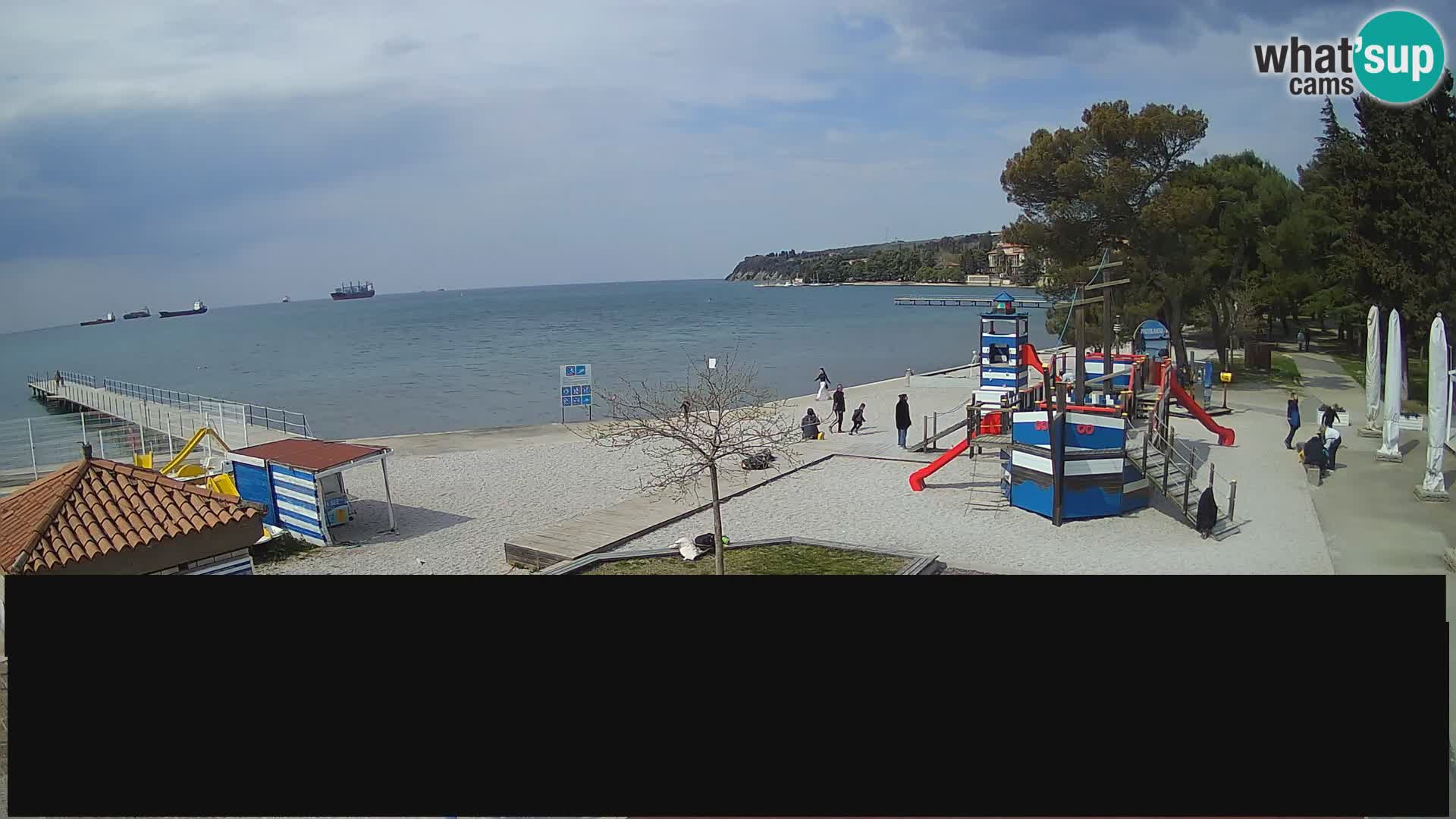 Live webcam Ankaran – Adria Ankaran Hotel & Resort – Slovenia