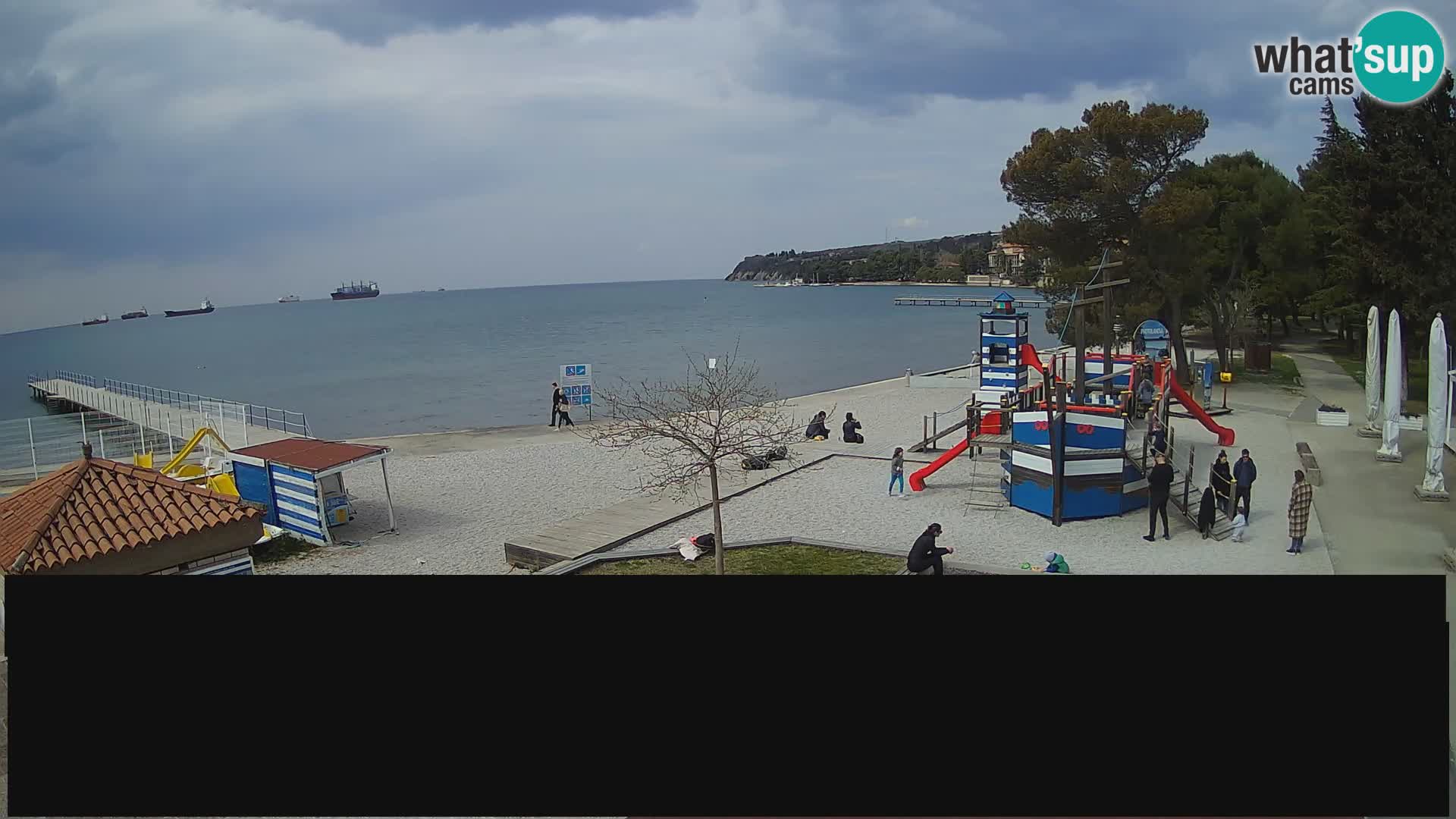 Live webcam Ankaran – Adria Ankaran Hotel & Resort – Slovenia