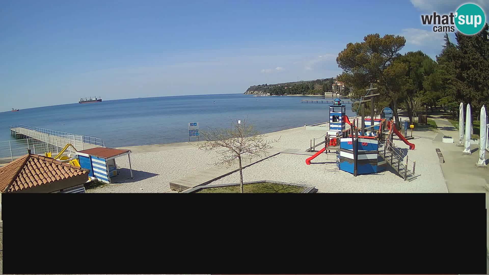Cámara web en vivo Ankaran – Adria Ankaran Hotel & Resort – Eslovenia