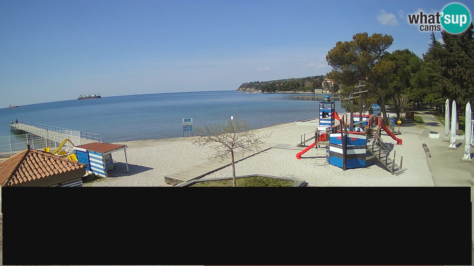 Cámara web en vivo Ankaran – Adria Ankaran Hotel & Resort – Eslovenia