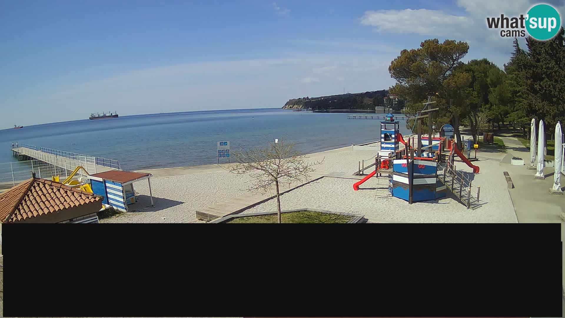 Cámara web en vivo Ankaran – Adria Ankaran Hotel & Resort – Eslovenia