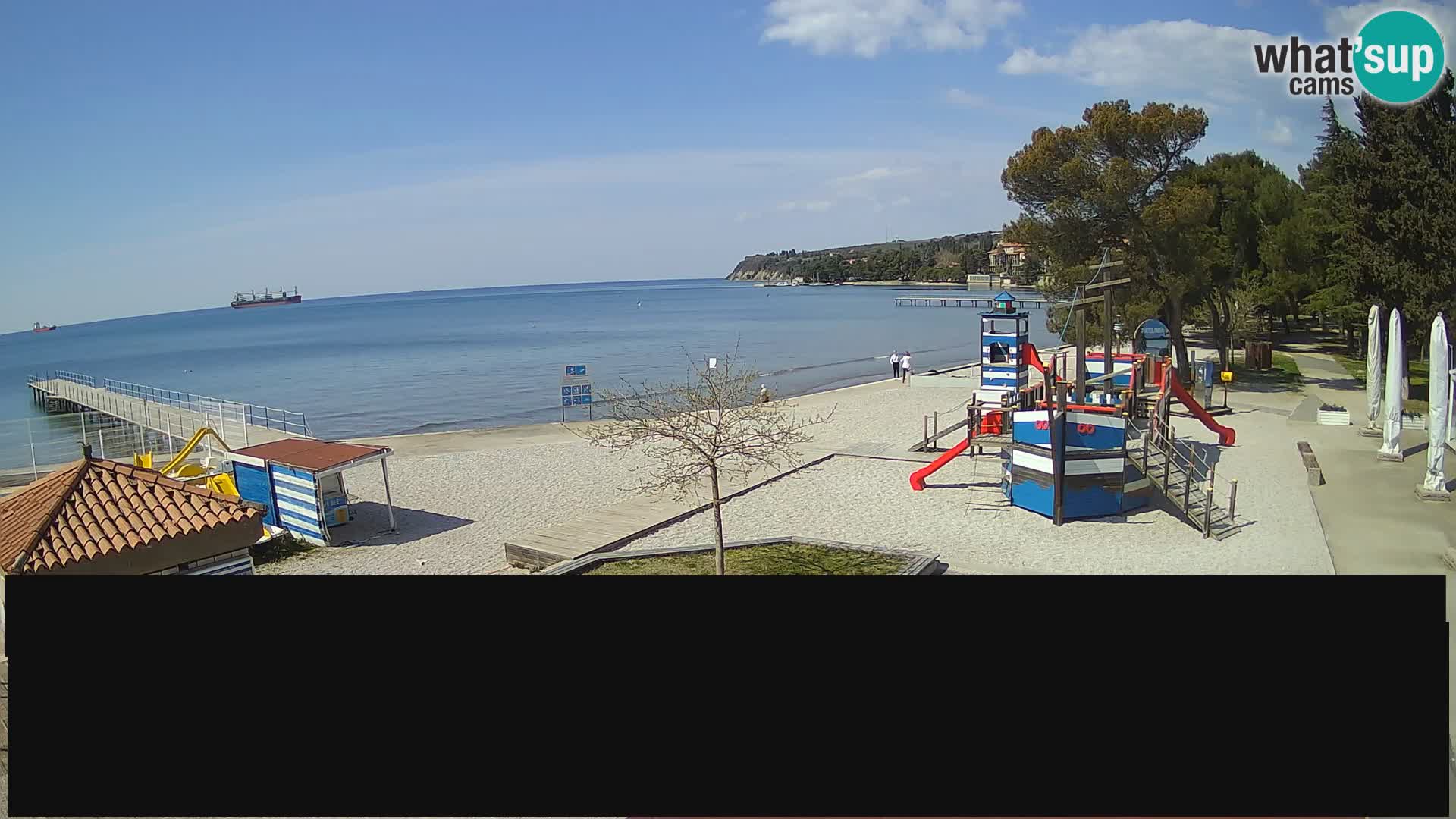 Cámara web en vivo Ankaran – Adria Ankaran Hotel & Resort – Eslovenia