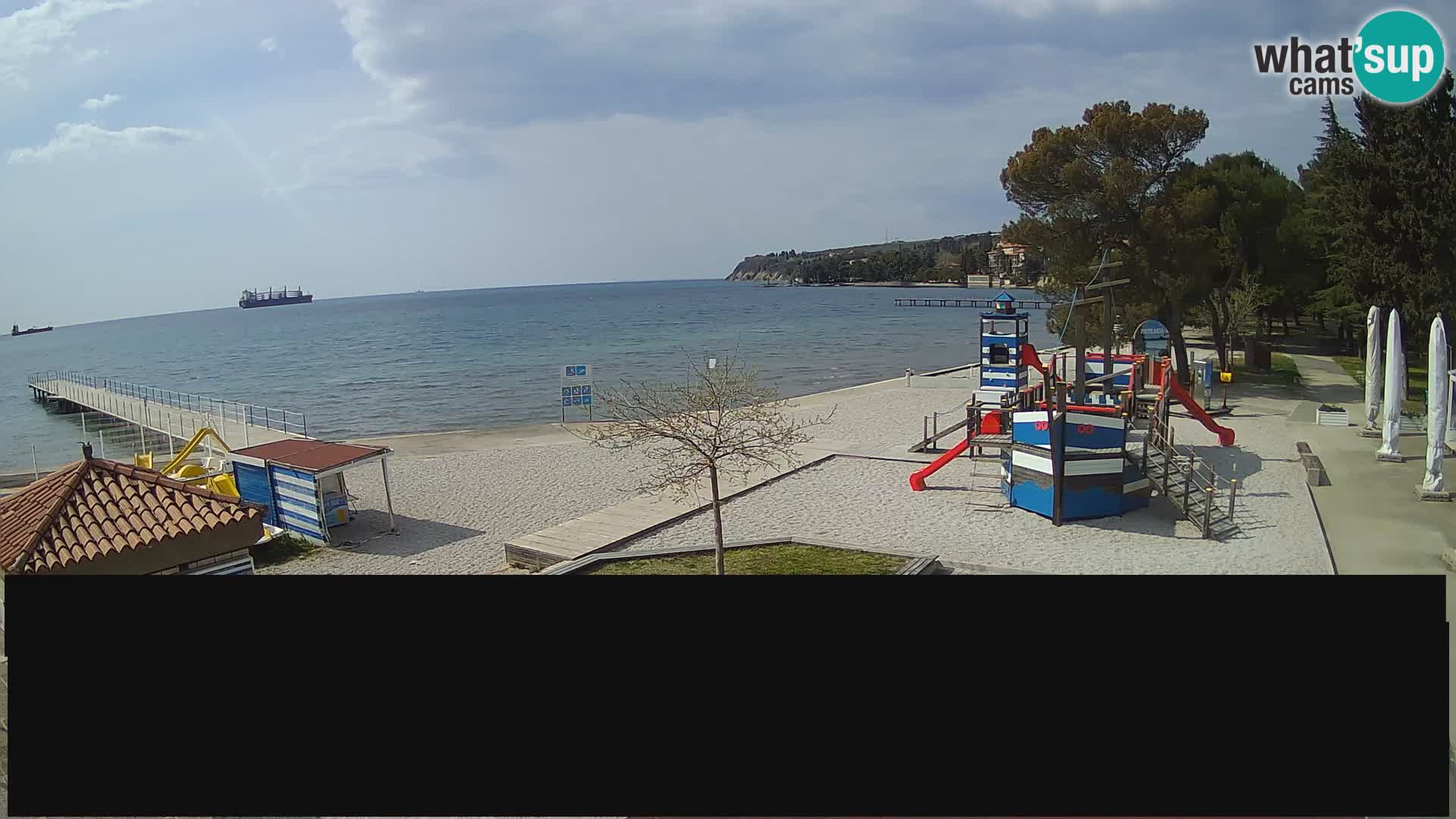 Cámara web en vivo Ankaran – Adria Ankaran Hotel & Resort – Eslovenia