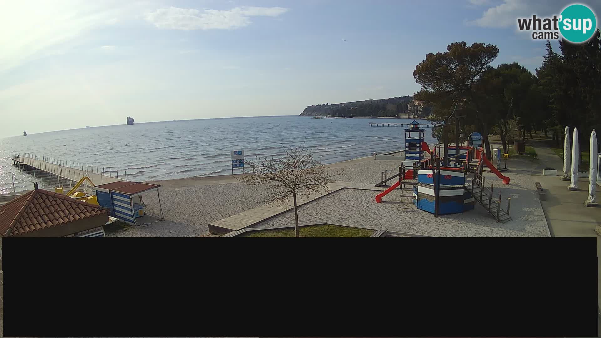 Web kamera uživo Ankaran – Adria Ankaran Hotel & Resort – Slovenija