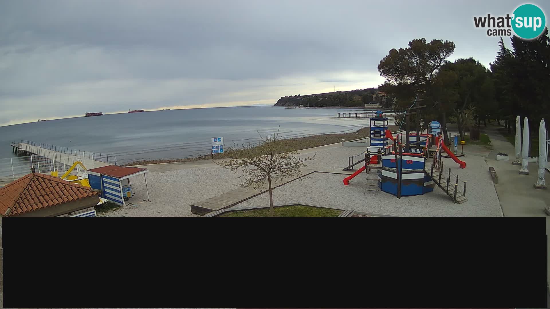 Live webcam Ankaran – Adria Ankaran Hotel & Resort – Slovenia