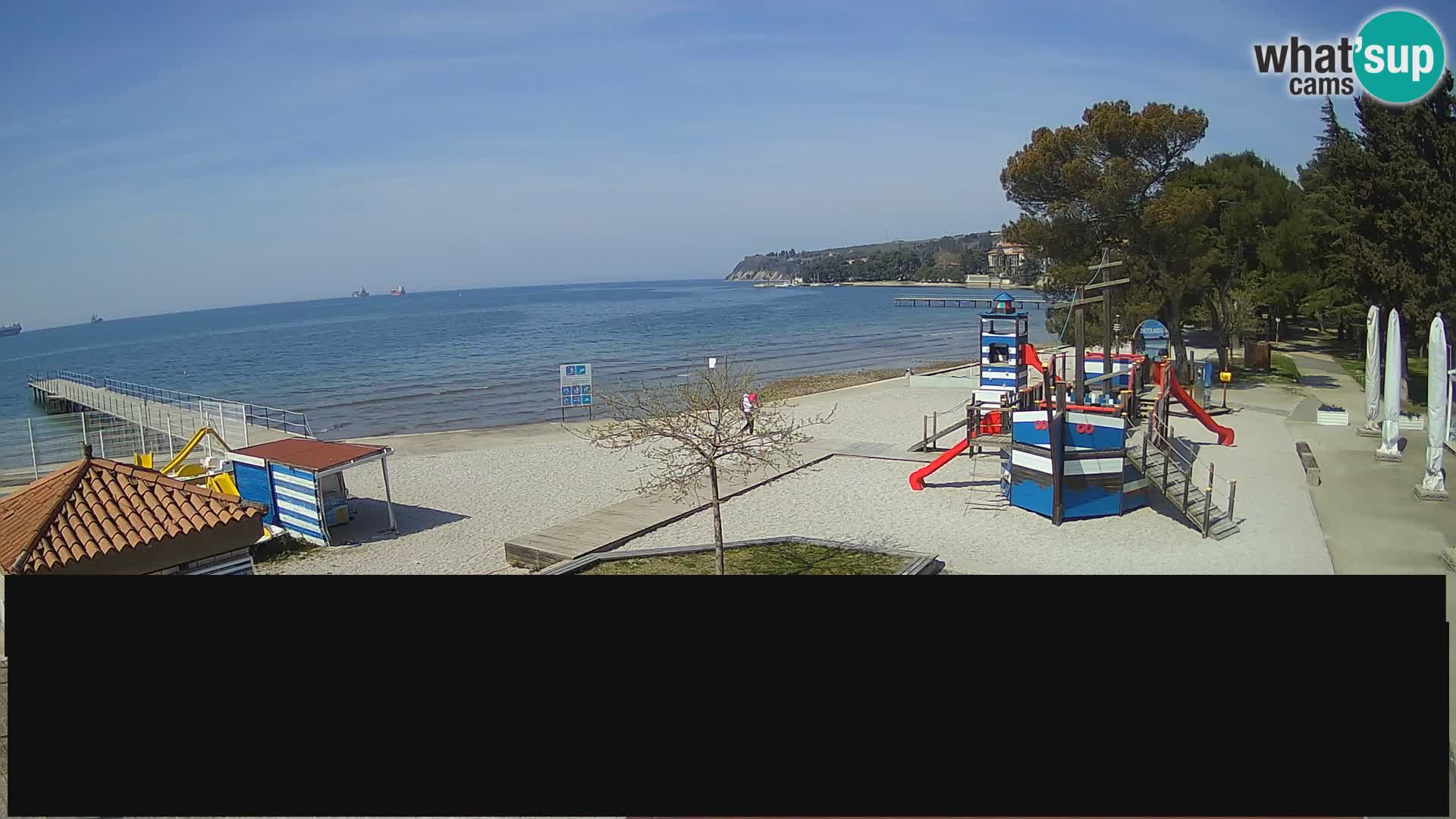 Web kamera uživo Ankaran – Adria Ankaran Hotel & Resort – Slovenija