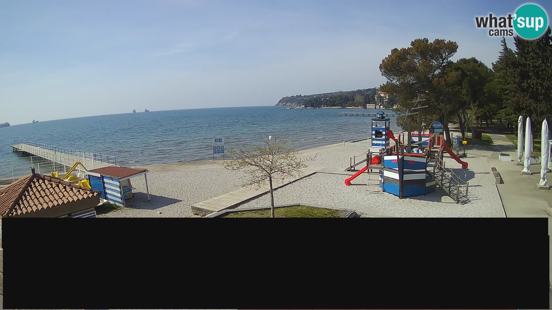 Web kamera uživo Ankaran – Adria Ankaran Hotel & Resort – Slovenija