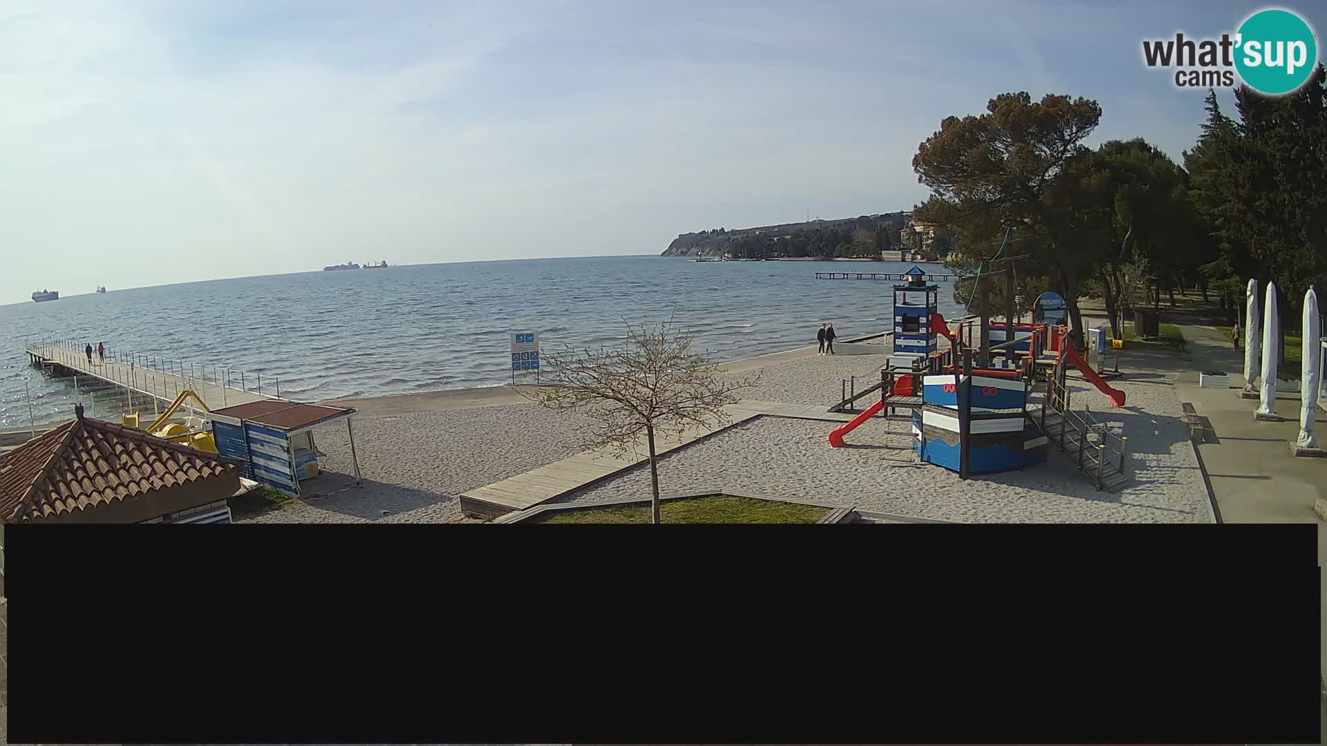 Cámara web en vivo Ankaran – Adria Ankaran Hotel & Resort – Eslovenia