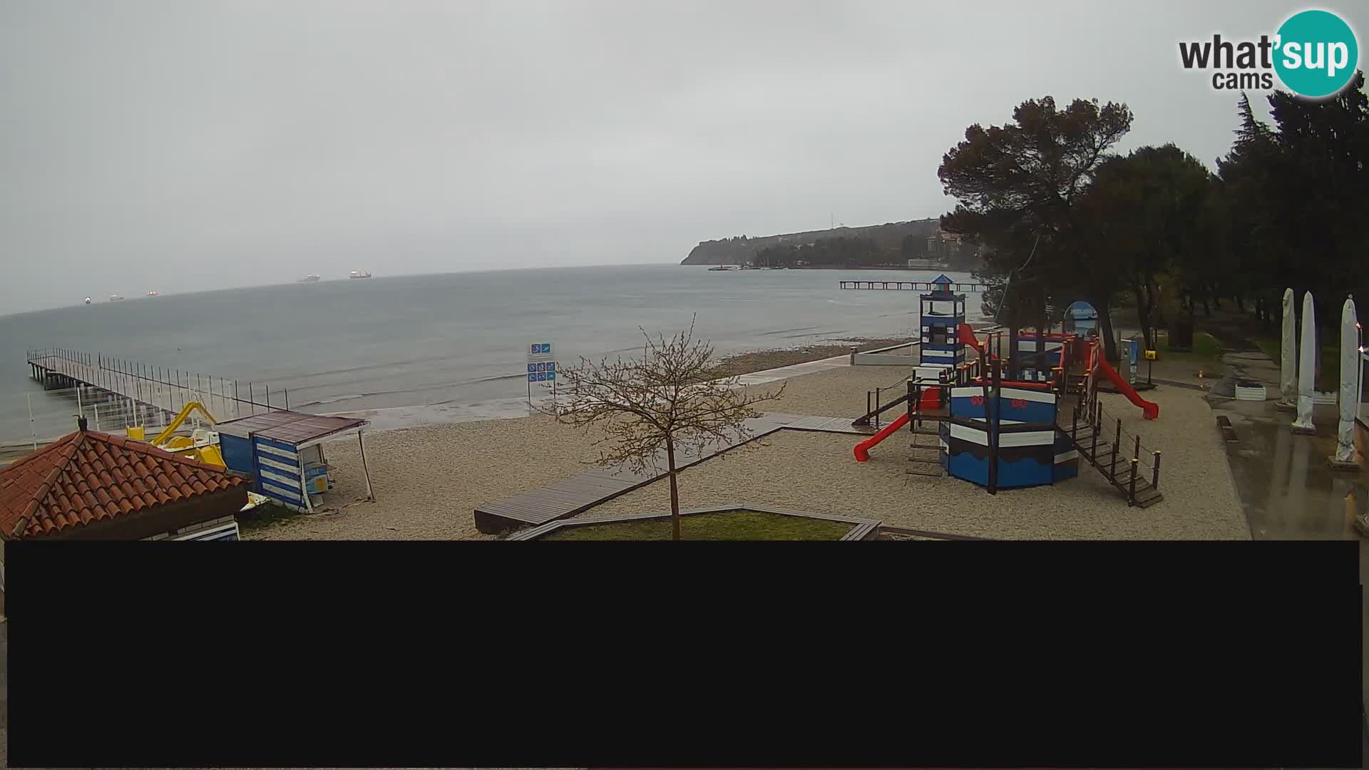 Cámara web en vivo Ankaran – Adria Ankaran Hotel & Resort – Eslovenia