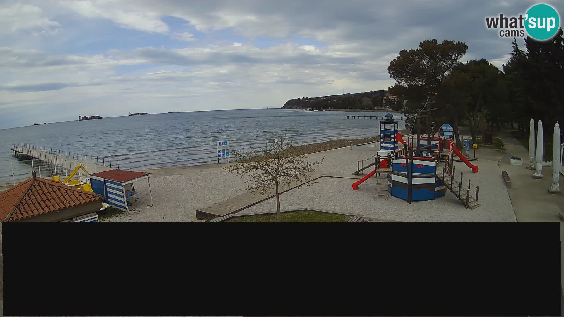 Cámara web en vivo Ankaran – Adria Ankaran Hotel & Resort – Eslovenia