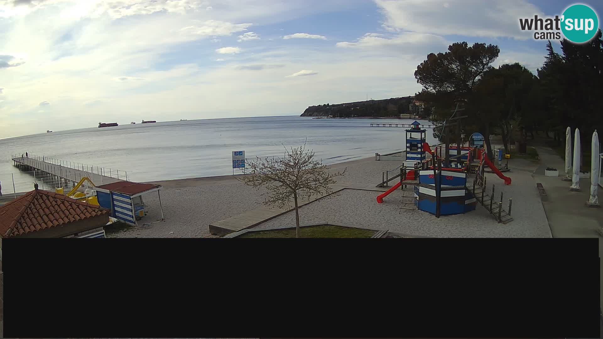 Live webcam Ankaran – Adria Ankaran Hotel & Resort – Slovenia