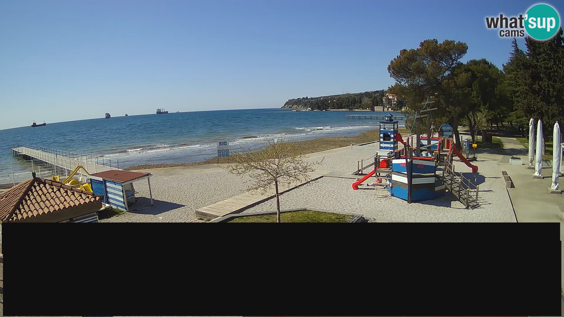 Live webcam Ankaran – Adria Ankaran Hotel & Resort – Slovenia