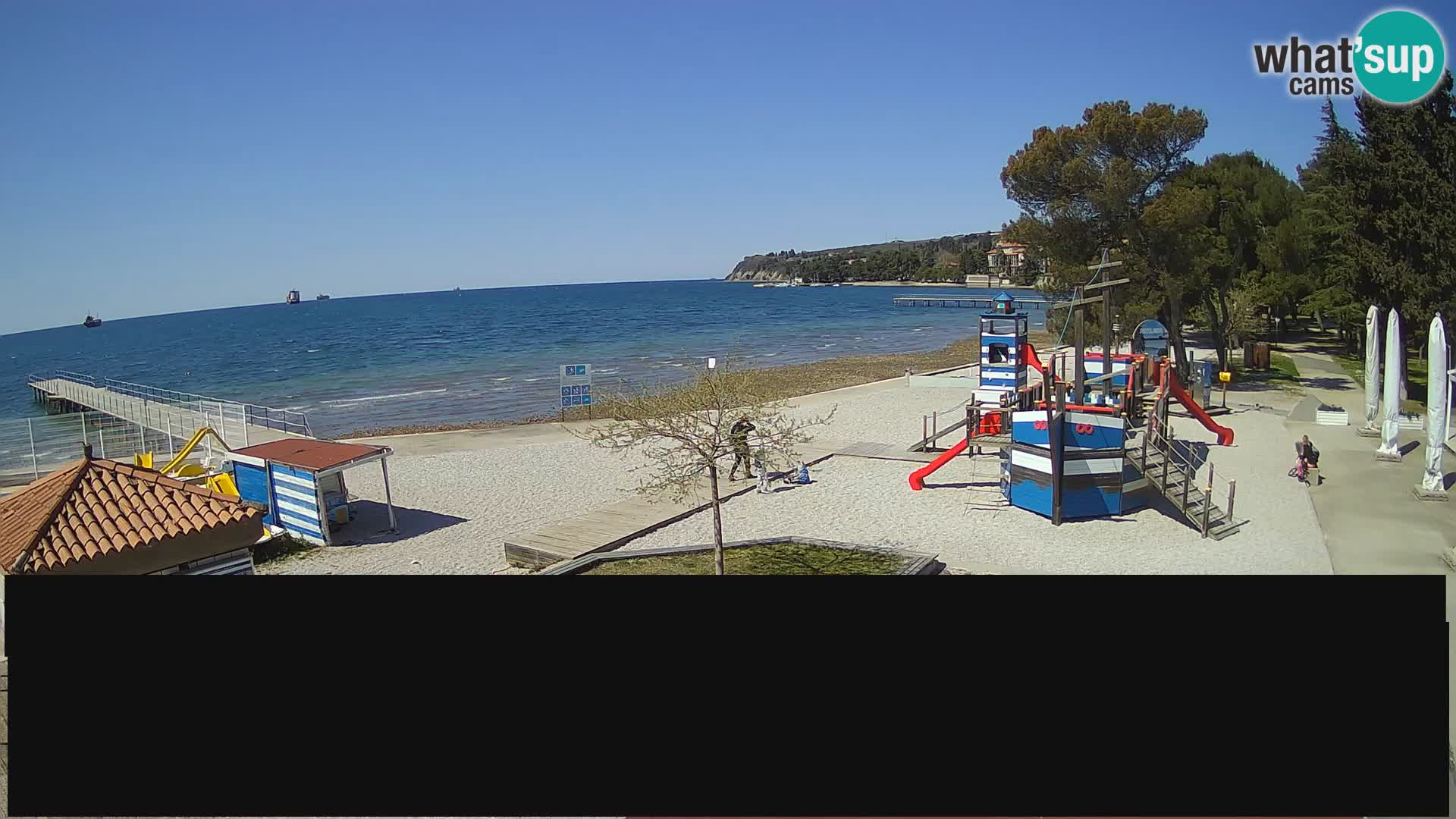 Live webcam Ankaran – Adria Ankaran Hotel & Resort – Slovenia