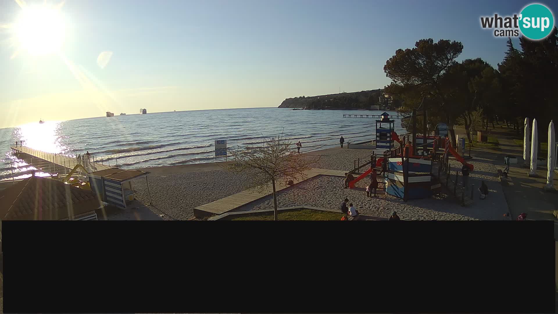 Cámara web en vivo Ankaran – Adria Ankaran Hotel & Resort – Eslovenia