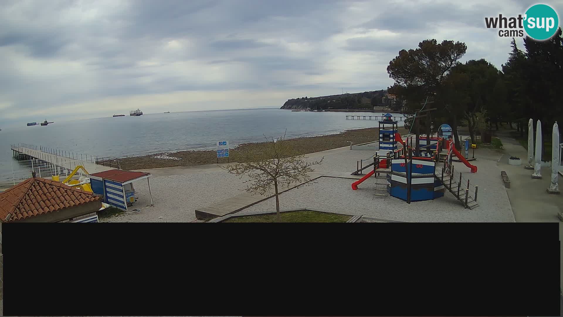 Cámara web en vivo Ankaran – Adria Ankaran Hotel & Resort – Eslovenia