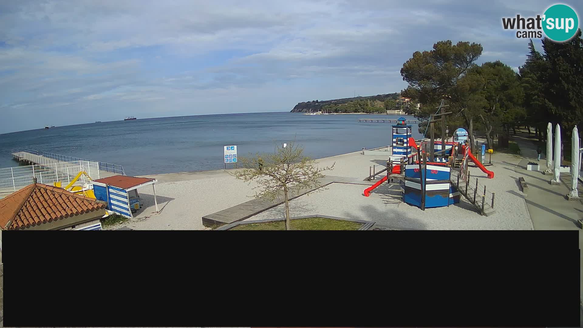 Cámara web en vivo Ankaran – Adria Ankaran Hotel & Resort – Eslovenia