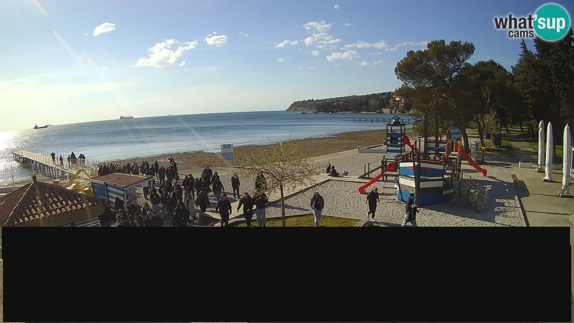 Live webcam Ankaran – Adria Ankaran Hotel & Resort – Slovenia