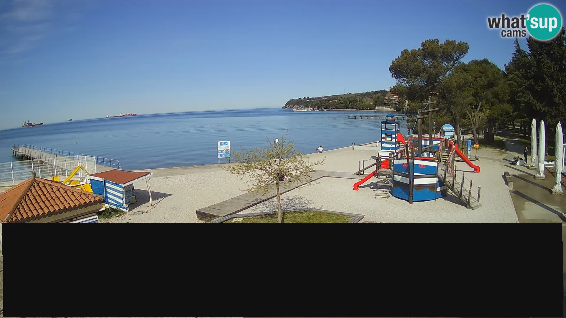 Live webcam Ankaran – Adria Ankaran Hotel & Resort – Slovenia