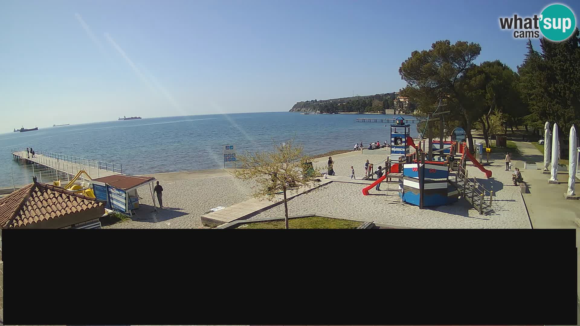 Live webcam Ankaran – Adria Ankaran Hotel & Resort – Slovenia