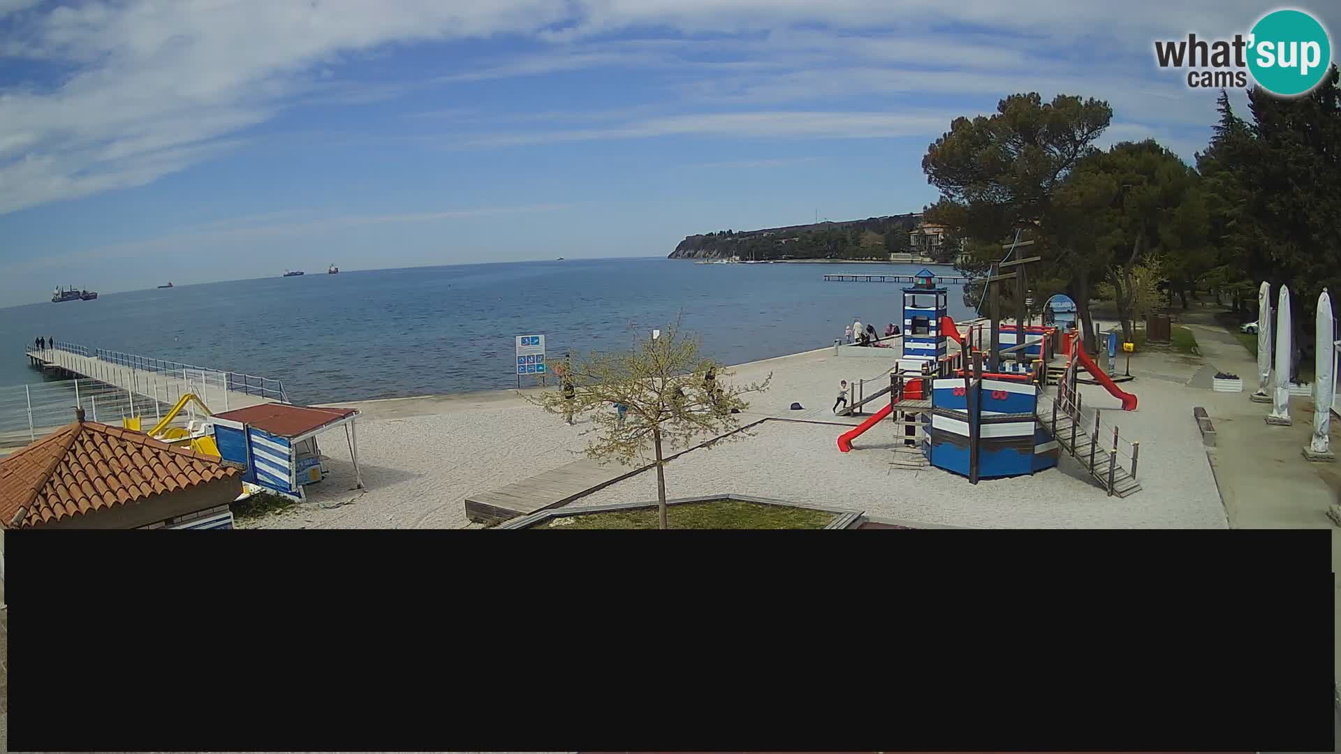 Live webcam Ankarano – Adria Ankaran Hotel & Resort – Slovenia