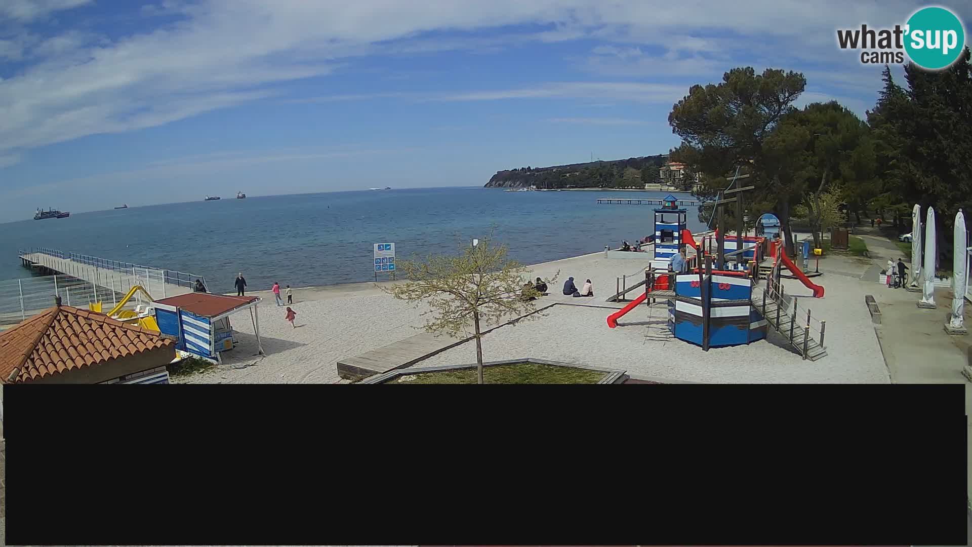 Web kamera uživo Ankaran – Adria Ankaran Hotel & Resort – Slovenija