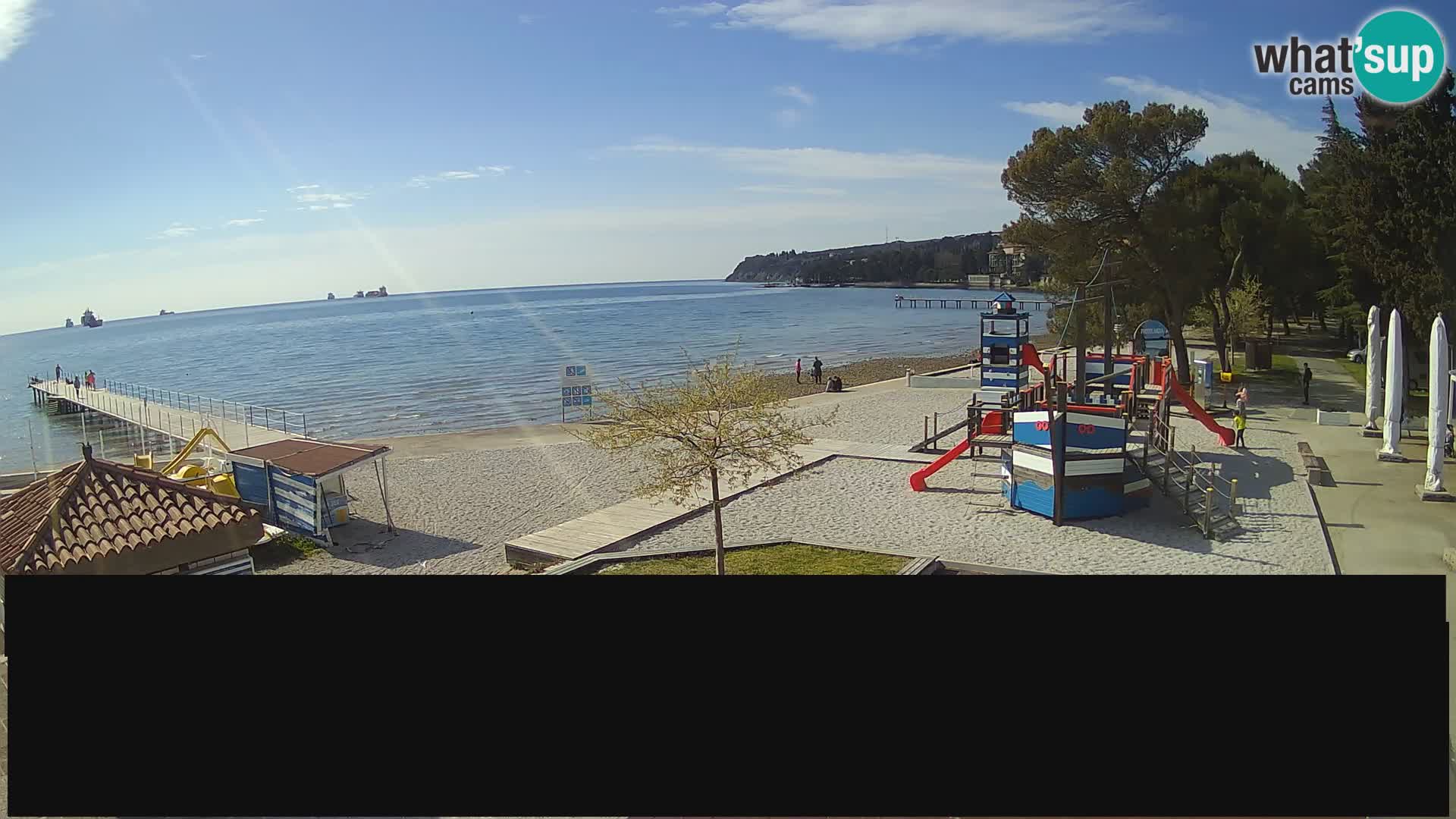 Live webcam Ankaran – Adria Ankaran Hotel & Resort – Slovenia