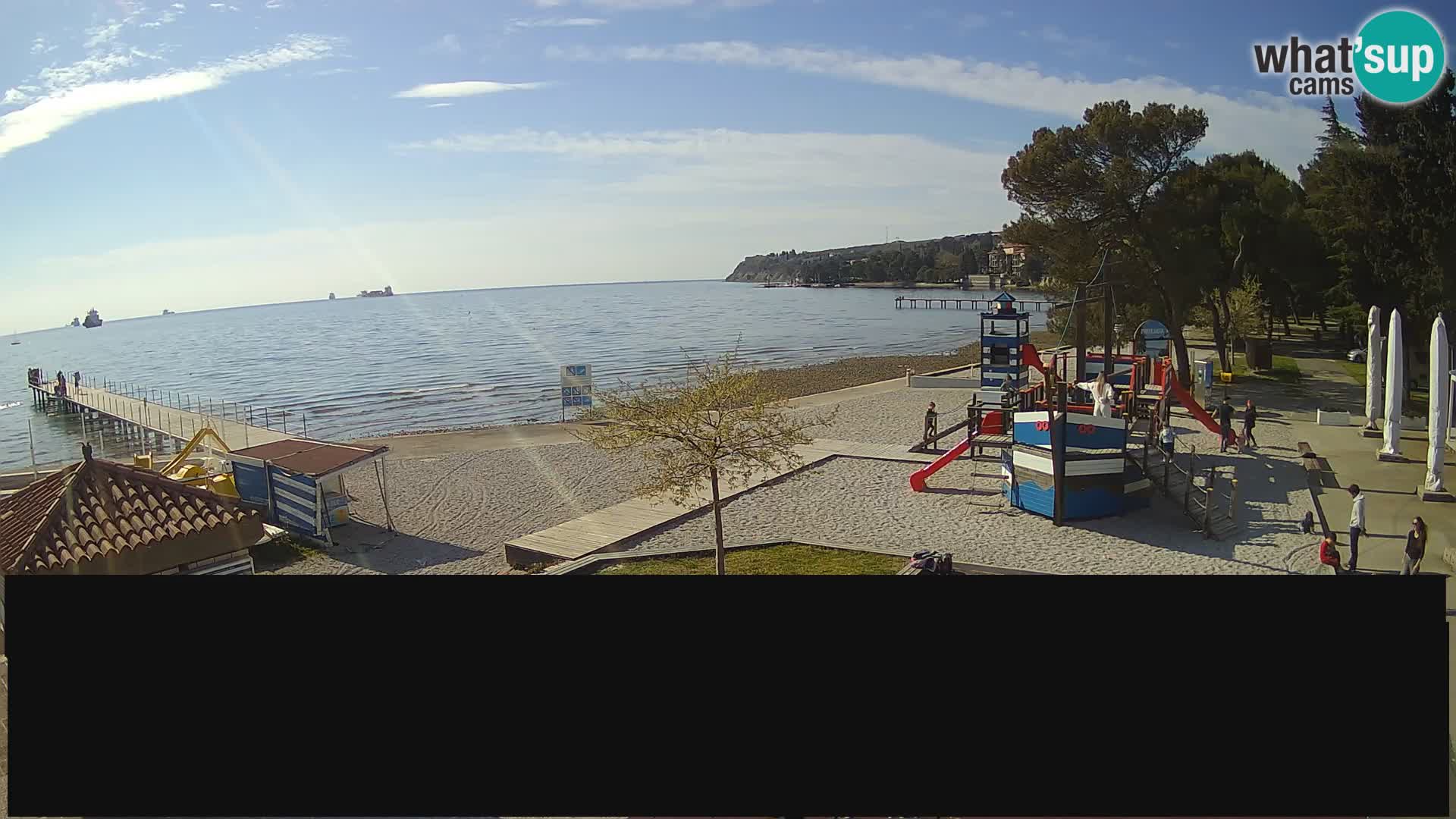 Web kamera uživo Ankaran – Adria Ankaran Hotel & Resort – Slovenija