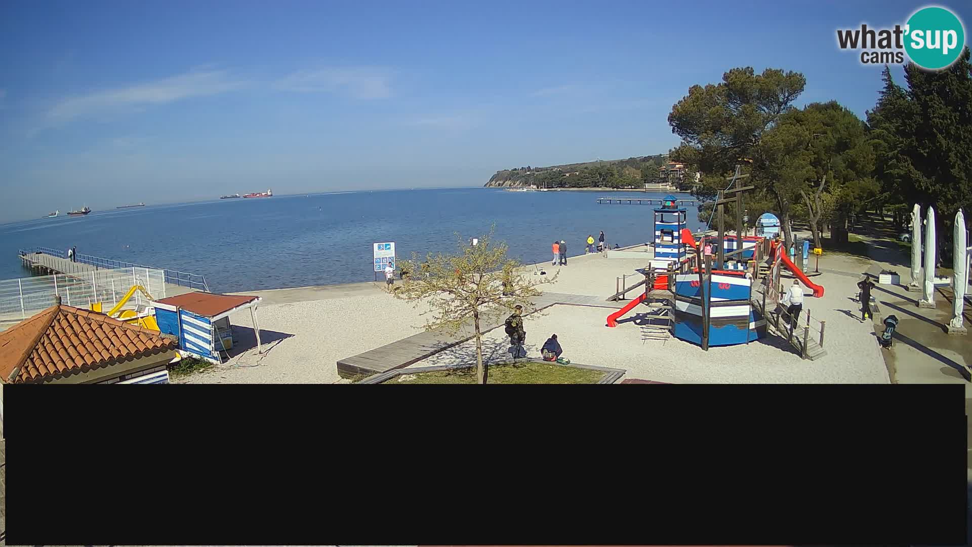 Web kamera uživo Ankaran – Adria Ankaran Hotel & Resort – Slovenija