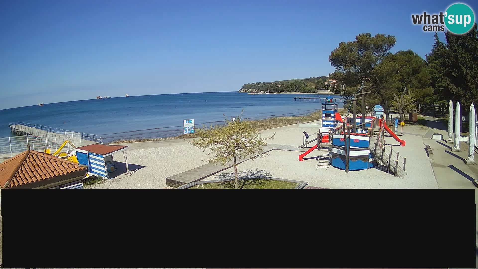 Web kamera uživo Ankaran – Adria Ankaran Hotel & Resort – Slovenija