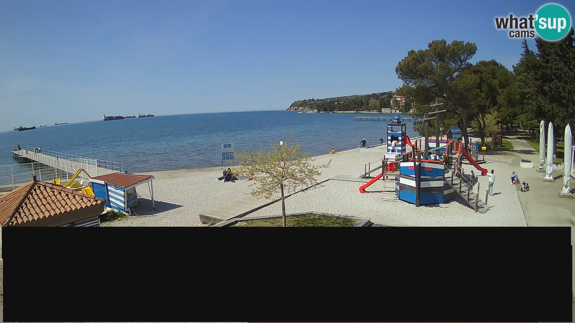 Cámara web en vivo Ankaran – Adria Ankaran Hotel & Resort – Eslovenia