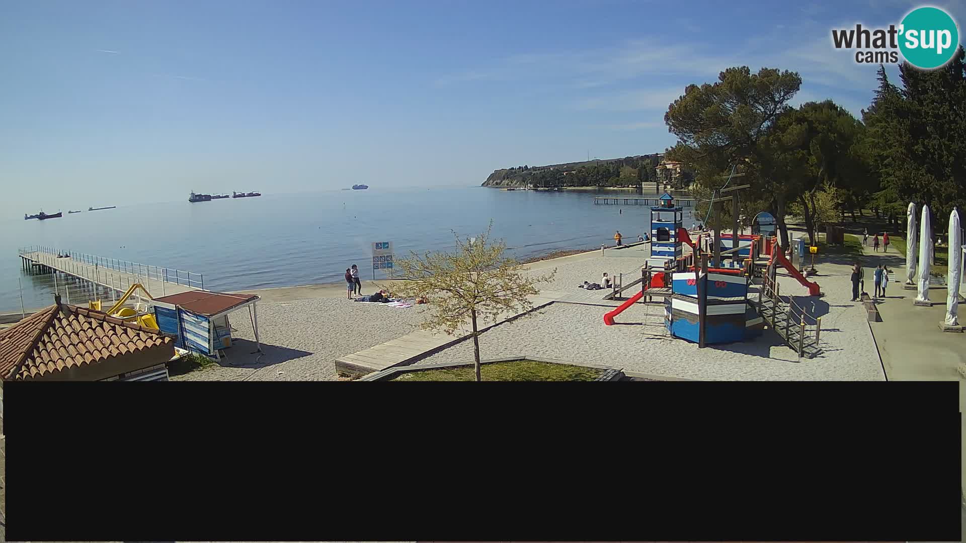 Web kamera uživo Ankaran – Adria Ankaran Hotel & Resort – Slovenija