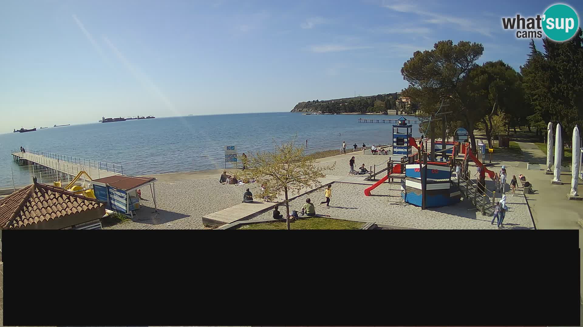 Cámara web en vivo Ankaran – Adria Ankaran Hotel & Resort – Eslovenia