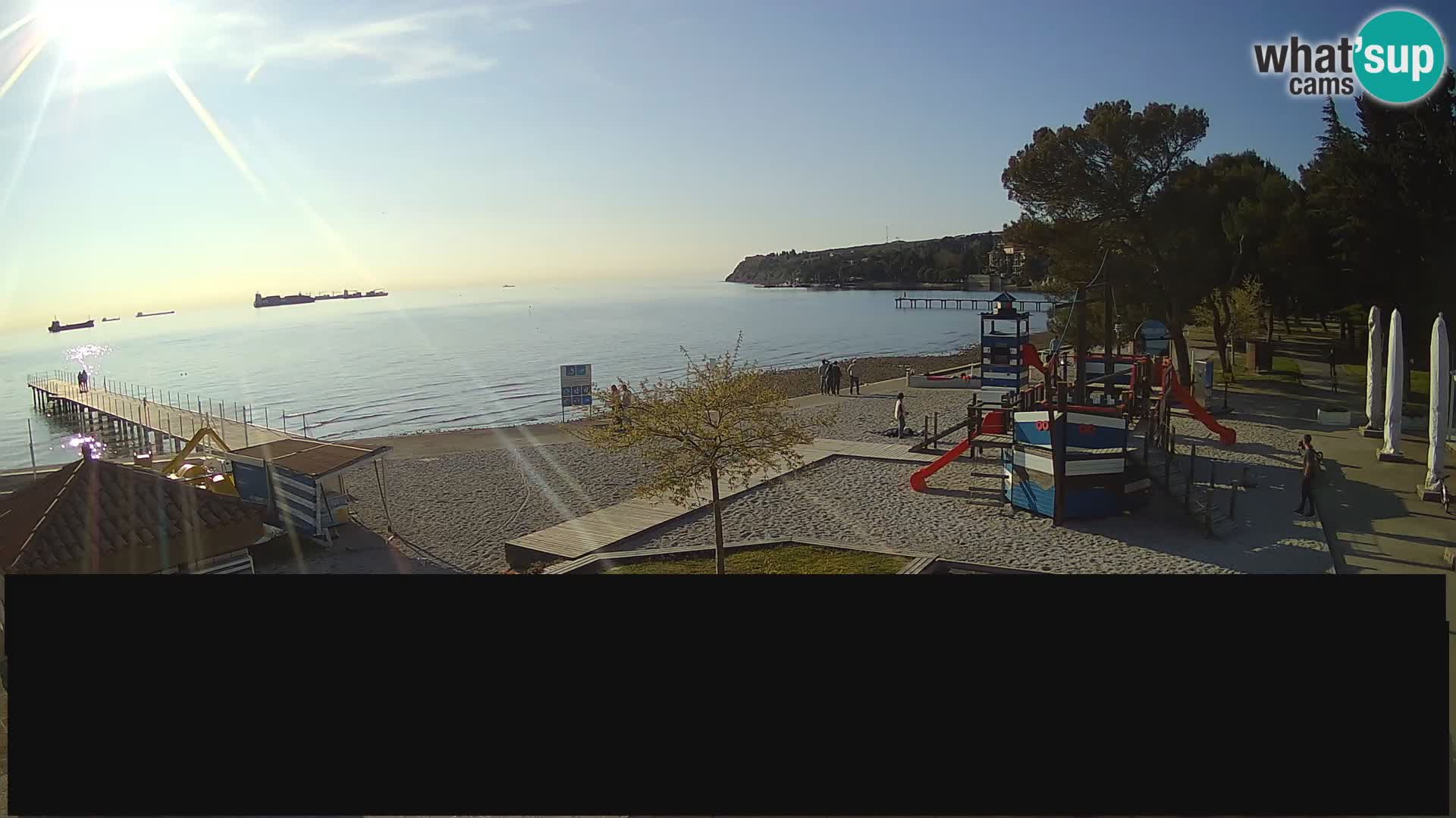 Cámara web en vivo Ankaran – Adria Ankaran Hotel & Resort – Eslovenia