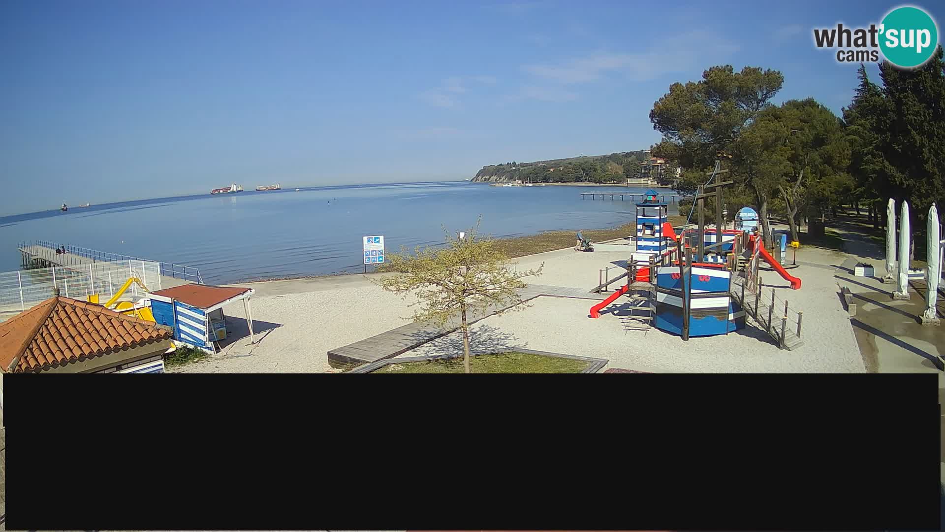 Live webcam Ankaran – Adria Ankaran Hotel & Resort – Slovenia