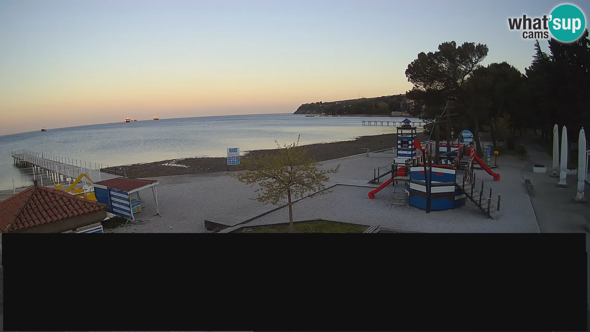 Cámara web en vivo Ankaran – Adria Ankaran Hotel & Resort – Eslovenia